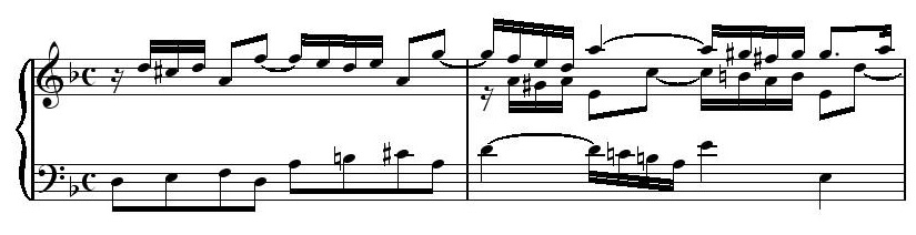 Bach Sinfonia No. 4 BWV 790